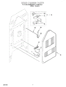 05 - Rear Chassis parts for Kitchenaid Range KERI500EWH1 from AppliancePartsPros.com