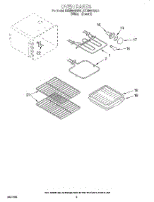 06 - Oven, Lit / Optional parts for Kitchenaid Range KERI500EWH1 from AppliancePartsPros.com