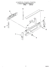 02 - Control Panel parts for Kitchenaid Range KERI500EAL2 from AppliancePartsPros.com