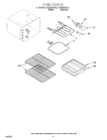06 - Oven, Lit / Optional parts for Kitchenaid Range KERI500EAL2 from AppliancePartsPros.com