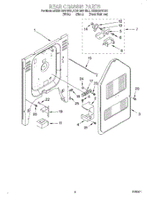 06 - Rear Chassis parts for Kitchenaid Range KESH307HBL1 from AppliancePartsPros.com