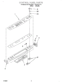 06 - Control Panel, Optional parts for Kitchenaid Range KERC601HBT1 from AppliancePartsPros.com