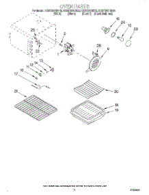 07 - Oven parts for Kitchenaid Range KGST307HBT0 from AppliancePartsPros.com