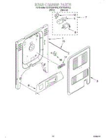 07 - Rear Chassis, Lit / Optional parts for Kitchenaid Range KGRT500FWH2 from AppliancePartsPros.com