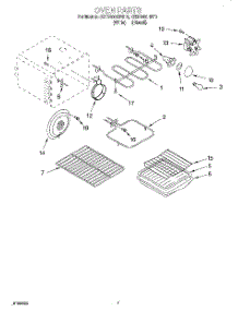 05 - Oven parts for Kitchenaid Range KERC506HBT0 from AppliancePartsPros.com