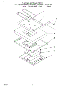 07 - Hidden Bake parts for Kitchenaid Range KESC307HBS0 from AppliancePartsPros.com