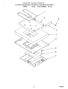 07 - Hidden Bake parts for Kitchenaid Range KERC607HWH0 from AppliancePartsPros.com