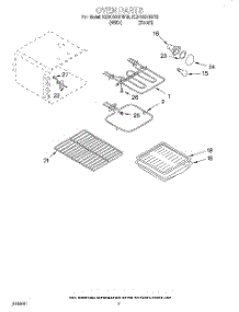 04 - Oven parts for Kitchenaid Range KERC601HWH0 from AppliancePartsPros.com