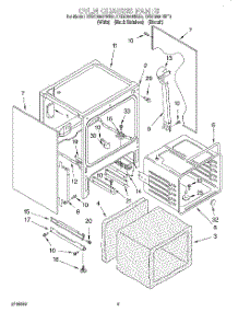 03 - Oven Chassis parts for Kitchenaid Range KERC600HWH0 from AppliancePartsPros.com