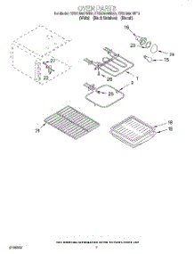 04 - Oven parts for Kitchenaid Range KERC600HBT0 from AppliancePartsPros.com