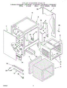 03 - Oven Chassis parts for Kitchenaid Range KERC607GBT1 from AppliancePartsPros.com