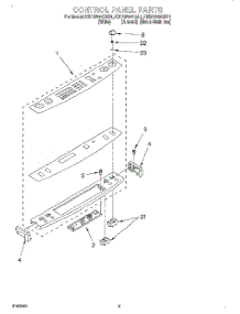 06 - Control Panel, Lit / Optional parts for Kitchenaid Range KERC600GBS1 from AppliancePartsPros.com