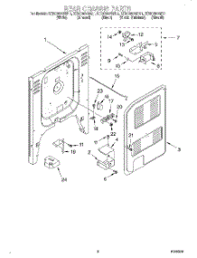 05 - Rear Chassis parts for Kitchenaid Range KERC607GBT1 from AppliancePartsPros.com