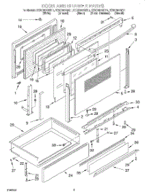 02 - Door And Drawer parts for Kitchenaid Range KERC607GAL1 from AppliancePartsPros.com