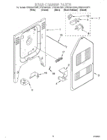 06 - Rear Chassis, Lit / Optional parts for Kitchenaid Range KESC307GBT1 from AppliancePartsPros.com