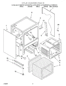 04 - Oven Chassis parts for Kitchenaid Range KESH307GAL0 from AppliancePartsPros.com