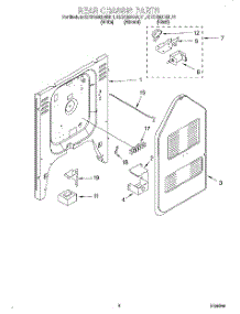 06 - Rear Chassis, Lit / Optional parts for Kitchenaid Range KESC300BBL11 from AppliancePartsPros.com