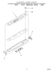 03 - Control Panel parts for Kitchenaid Range KGRT507GBL0 from AppliancePartsPros.com