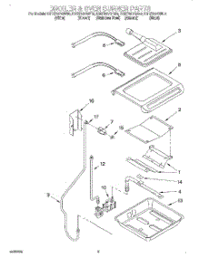 06 - Broiler And Oven Burner parts for Kitchenaid Range KGRT507GBT0 from AppliancePartsPros.com