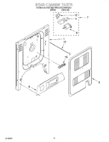 07 - Rear Chassis, Lit / Optional parts for Kitchenaid Range KGST300FAL2 from AppliancePartsPros.com