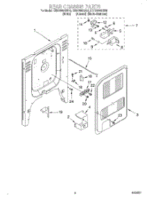 05 - Rear Chassis parts for Kitchenaid Range KERC600GWH0 from AppliancePartsPros.com