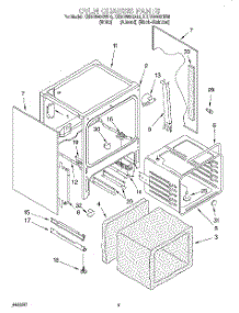 03 - Oven Chassis parts for Kitchenaid Range KERC600GAL0 from AppliancePartsPros.com