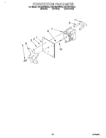 09 - Convection Fan parts for Kitchenaid Range KDDT207BBL5 from AppliancePartsPros.com