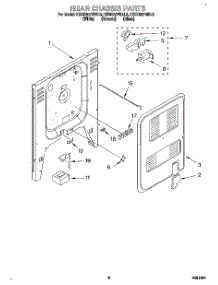 06 - Rear Chassis, Lit / Optional parts for Kitchenaid Range KESH307BBL3 from AppliancePartsPros.com