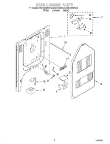 06 - Rear Chassis, Lit / Optional parts for Kitchenaid Range KESC300BAL6 from AppliancePartsPros.com