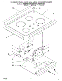 03 - Burner Box, Gas Valves, And Switches parts for Kitchenaid Range KDDT207BAL0 from AppliancePartsPros.com