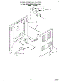 06 - Rear Chassis, Lit / Optional parts for Kitchenaid Range KESC307BAL3 from AppliancePartsPros.com