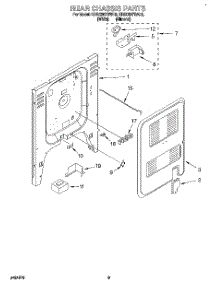 07 - Rear Chassis, Optional parts for Kitchenaid Range KESC307BAL2 from AppliancePartsPros.com