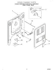 06 - Rear Chassis, Lit / Optional parts for Kitchenaid Range KESH307BAL4 from AppliancePartsPros.com
