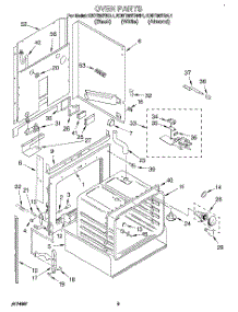 07 - Oven, Literature parts for Kitchenaid Range KDDT207BAL1 from AppliancePartsPros.com