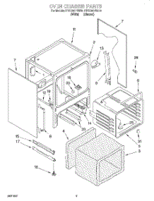 04 - Oven Chassis parts for Kitchenaid Range KESC307BAL5 from AppliancePartsPros.com