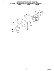 09 - Convection Fan parts for Kitchenaid Range KDDT207BBL9 from AppliancePartsPros.com