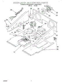 05 - Door Latch And Control parts for Kitchenaid Oven KGBS276XBL0 from AppliancePartsPros.com