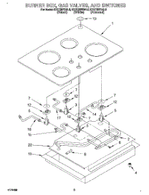 03 - Burner Box, Gas Valves, And Switches parts for Kitchenaid Range KDDT207BBL6 from AppliancePartsPros.com