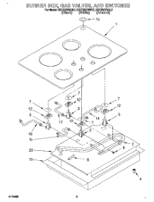 03 - Burner Box, Gas Valves, And Switches parts for Kitchenaid Range KDDT207BWH7 from AppliancePartsPros.com