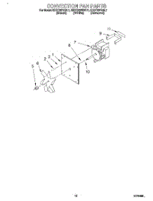 09 - Convection Fan parts for Kitchenaid Range KDDT207BWH7 from AppliancePartsPros.com