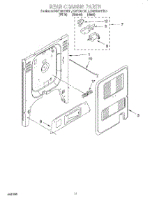 08 - Rear Chassis parts for Kitchenaid Range KGST307BBL1 from AppliancePartsPros.com