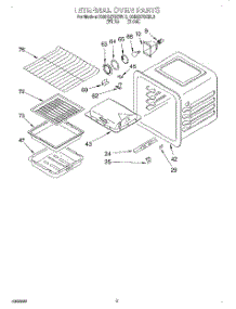 03 - Internal Oven parts for Kitchenaid Oven KGBS276XWH0 from AppliancePartsPros.com