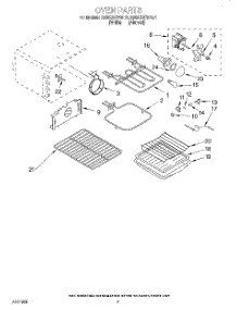 05 - Oven parts for Kitchenaid Range KESC307BAL4 from AppliancePartsPros.com