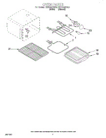 05 - Oven parts for Kitchenaid Range KESS300BWH0 from AppliancePartsPros.com