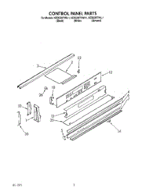 03 - Control Panel, Optional parts for Kitchenaid Range KEDS207YWH1 from AppliancePartsPros.com