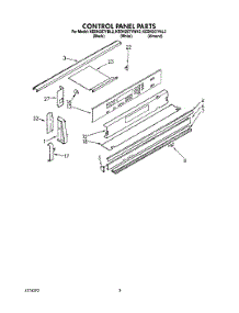 02 - Control Panel parts for Kitchenaid Range KEDH207YWH2 from AppliancePartsPros.com