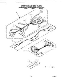 08 - Wiring Harness parts for Kitchenaid Range KEDH207YWH2 from AppliancePartsPros.com