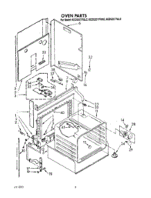04 - Oven, Literature parts for Kitchenaid Range KEDS207YBL0 from AppliancePartsPros.com