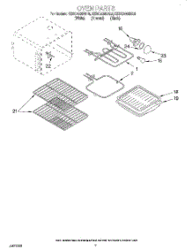 05 - Oven parts for Kitchenaid Range KESC300BAL5 from AppliancePartsPros.com