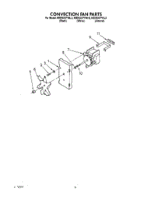 07 - Convection Fan parts for Kitchenaid Range KEDS207YWH2 from AppliancePartsPros.com
